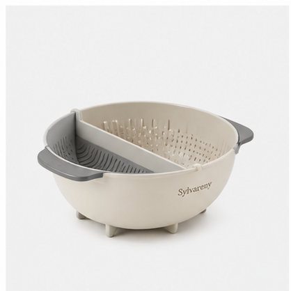 Sylvareny™ RinseHalo Nesting Colander Bowl