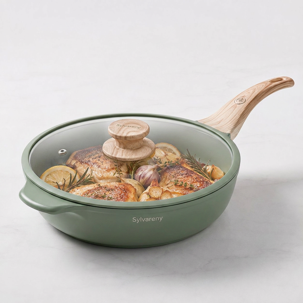 Sylvareny™ ClearView Lidded Everyday Skillet
