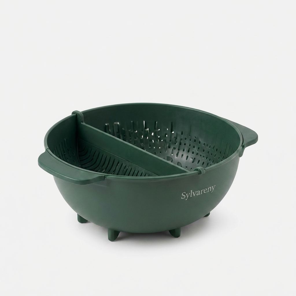 Sylvareny™ RinseHalo Nesting Colander Bowl