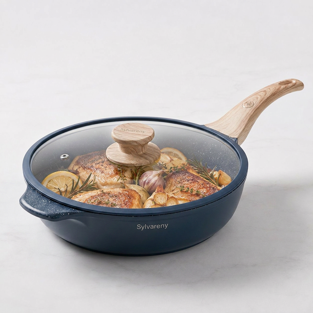 Sylvareny™ ClearView Lidded Everyday Skillet