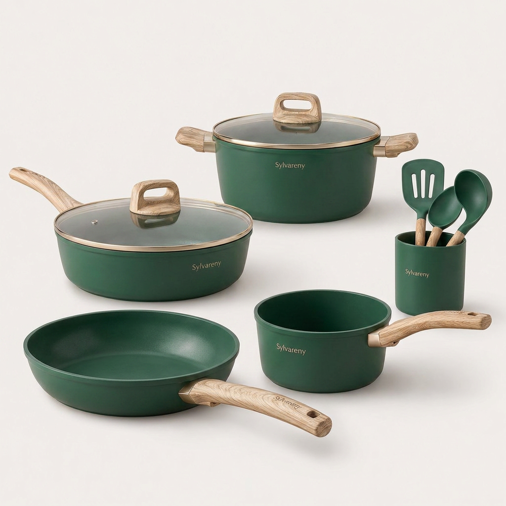 Sylvareny™ GatherForm Complete Kitchen Cookware Set