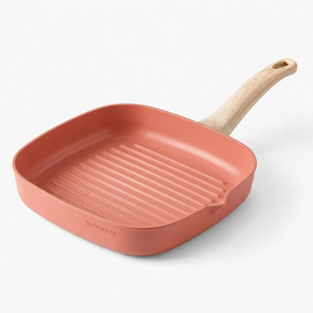 Sylvareny™ SquareSear Ridged Grill Skillet